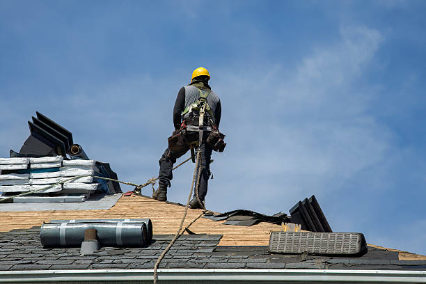 Professional Emergency Roof Repair technician working in Lacey Spring, VA
